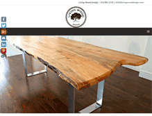 Tablet Screenshot of livingwooddesign.com
